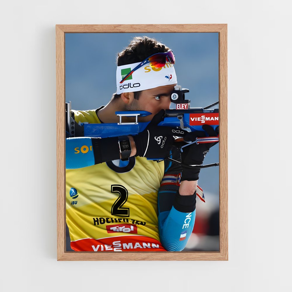 Poster Tireur d'Élite – affiche Biathlon (vue 4)